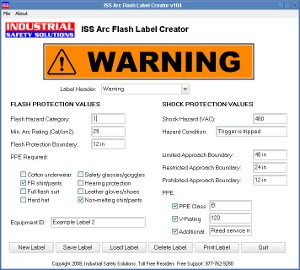 safetypro arc flash labeling software